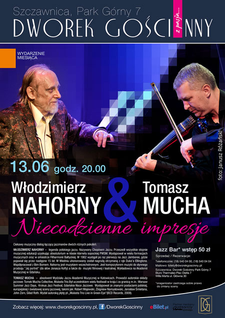Wydarzenie miesiąca: Koncert Włodzimierz Nahorny & Tomasz Mucha