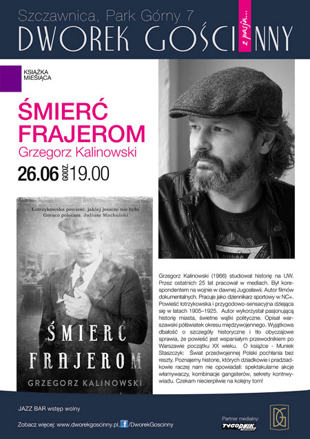 Książka miesiąca: "Śmierć frajerom" Grzegorz Kalinowski