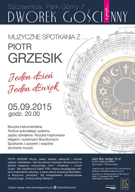 Muzyczne spotkania z ... Piotr Grzesik