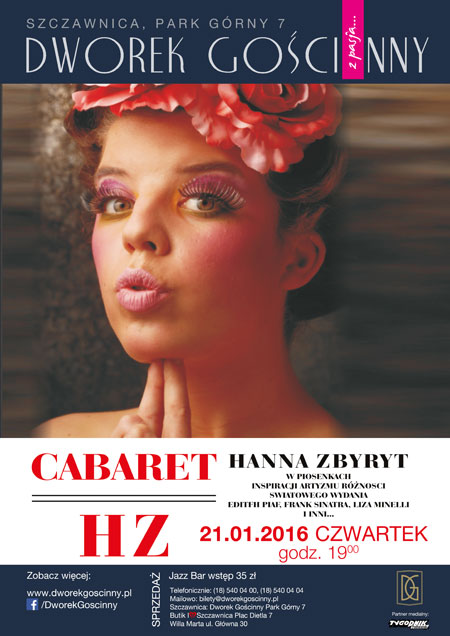 Spektakl: Hanna Zbyryt-Giewont "Cabaret HZ"