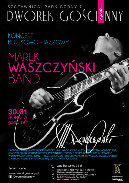 Koncert bluesowo-jazzowy: Marek Waszczyński Band