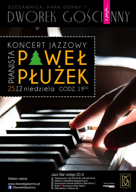 Koncert jazzowy – Paweł Płużek